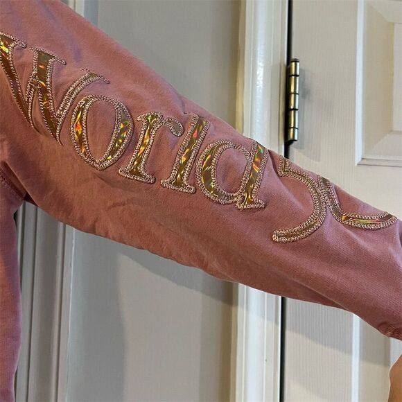 Disney Women's Pink 50th Anniversary Pullover Sweatshirt Size M - Picture 4 of 11